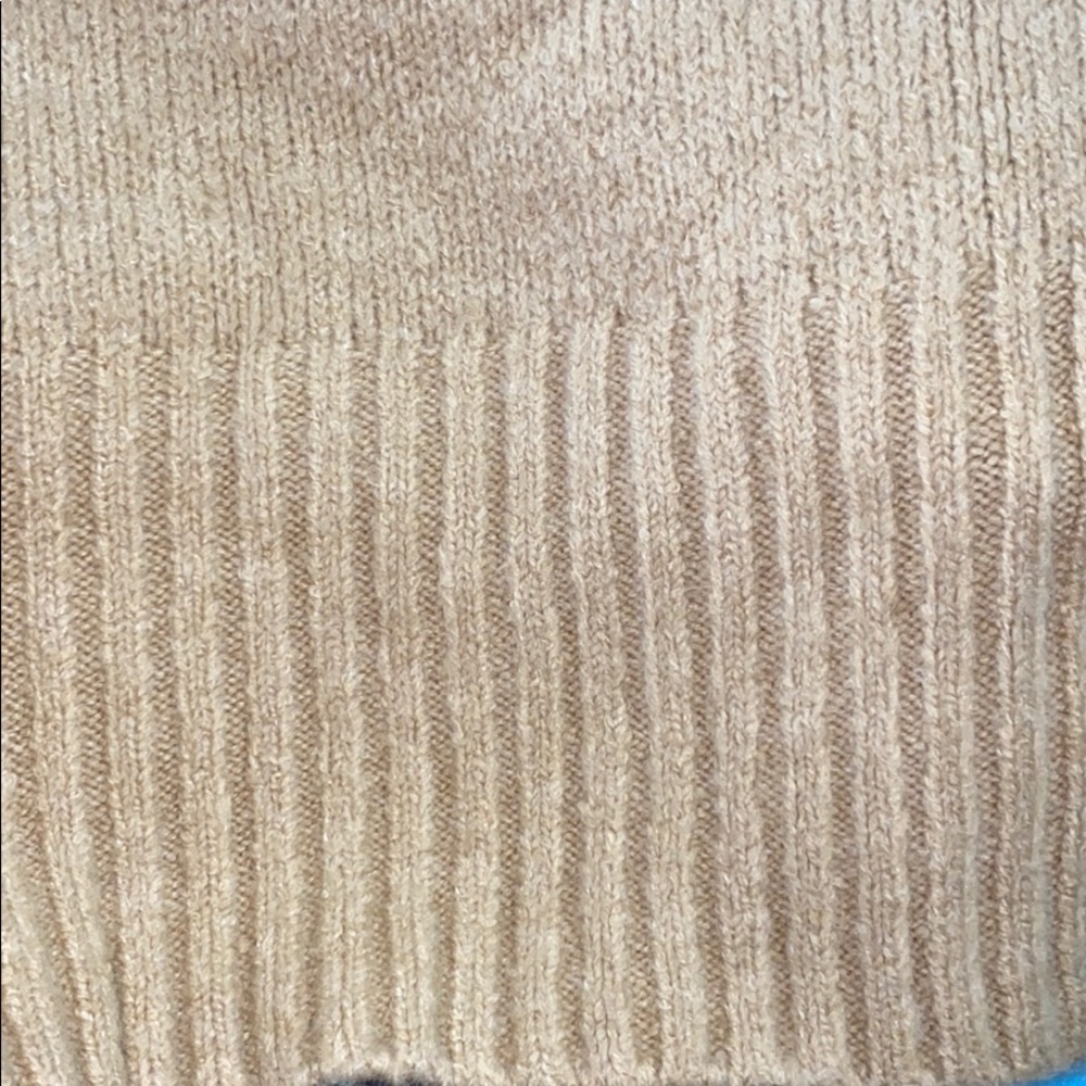 TOPSHOP Camel Tan Funnel Neck Sweater - Picture 5 of 9
